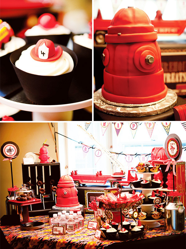 Firefighter Graduation Party Ideas
 Fire Truck Birthday Party Hostess with the Mostess