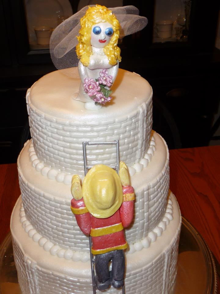Firefighter Wedding Cake
 Icing Top Cakes for Every Occasion December 2012