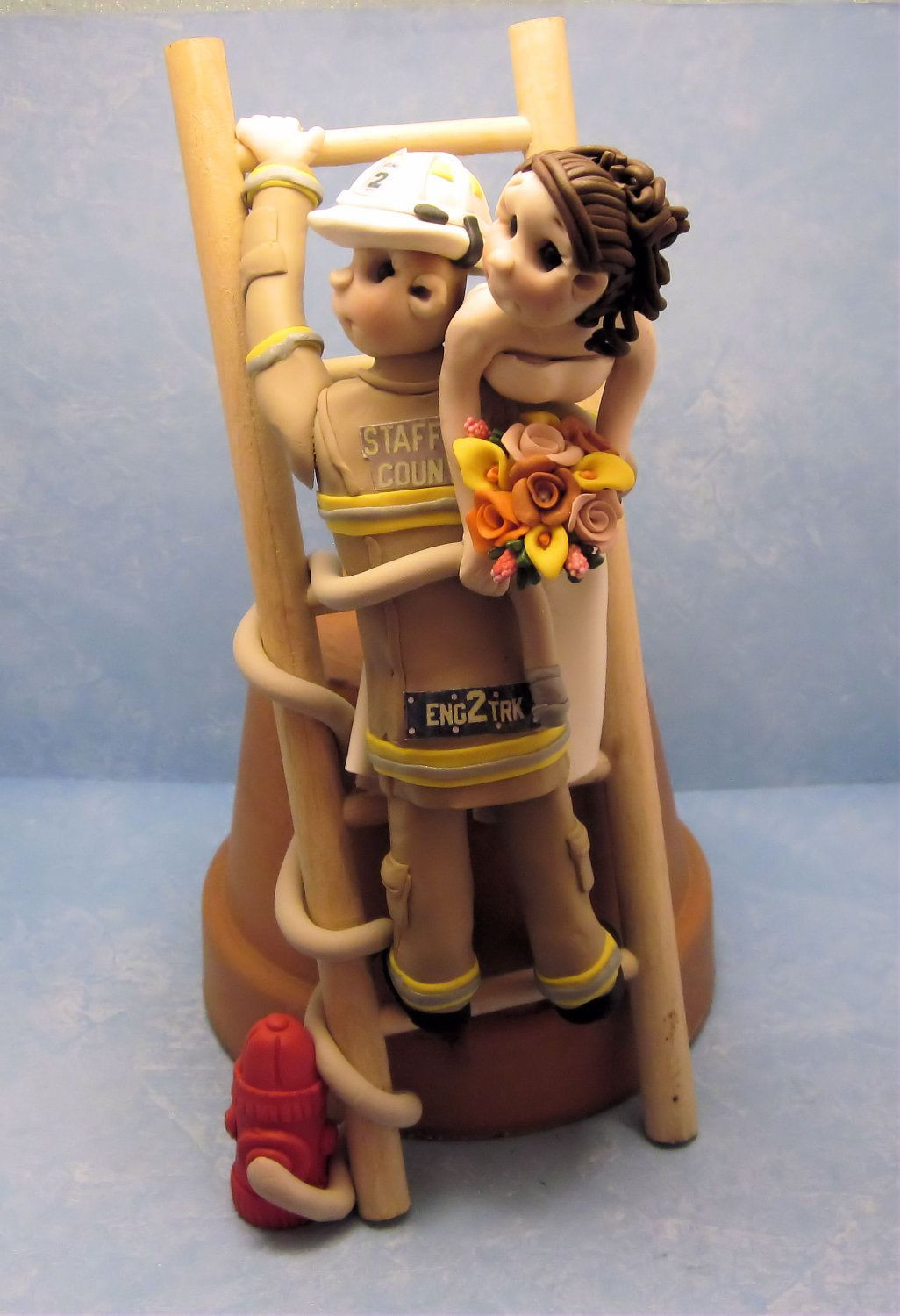 Firefighter Wedding Cake
 fire fighter cakes