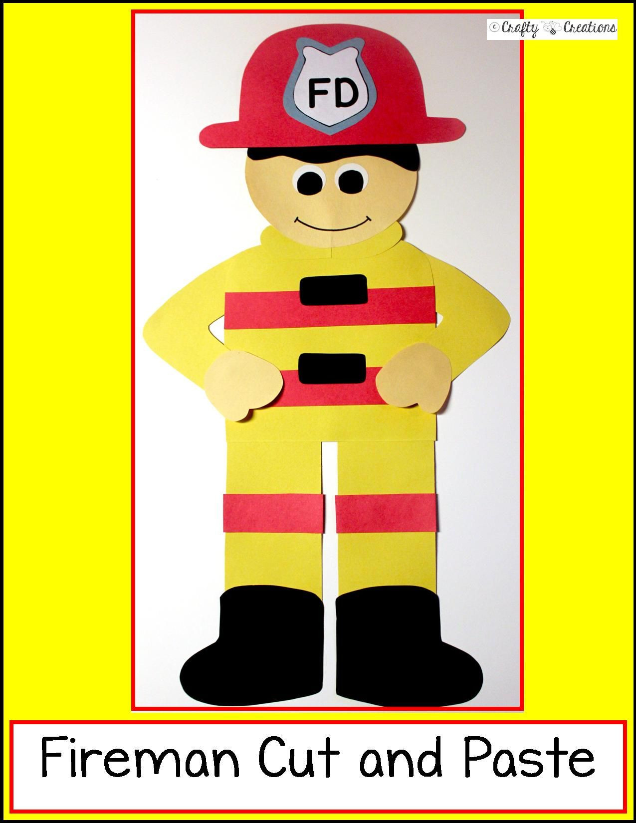 Fireman Craft Ideas For Preschoolers
 Firefighter Craft
