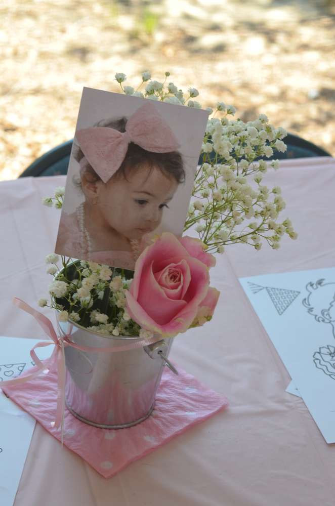 First Birthday Decorations Girl
 21 Pink and Gold First Birthday Party Ideas Pretty My Party