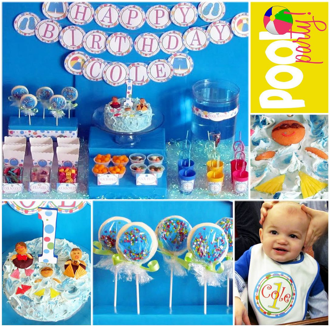 First Birthday Pool Party Ideas
 Amanda s Parties To Go Winter time Pool Party