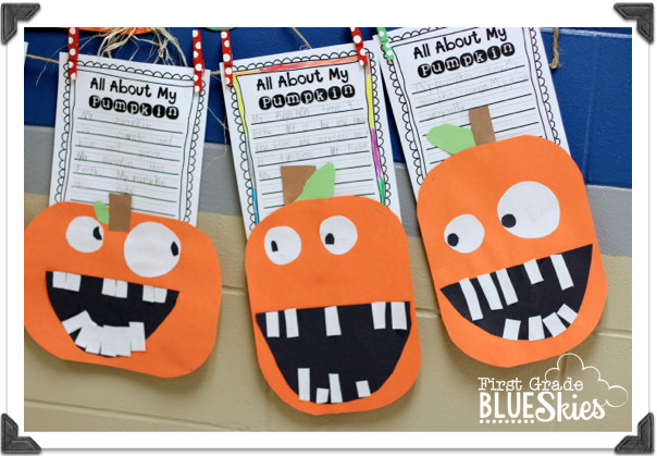 First Grade Halloween Party Ideas
 Pumpkin Week FREEBIES Lots of freebies on here for