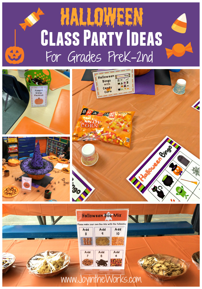 First Grade Halloween Party Ideas
 Halloween Class Party Ideas Grades PreK 2nd Joy in the Works