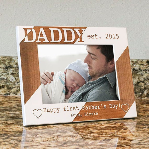 First Time Fathers Day Gift Ideas
 First Fathers Day Frame Dad PIcture Frame Gift for Dad