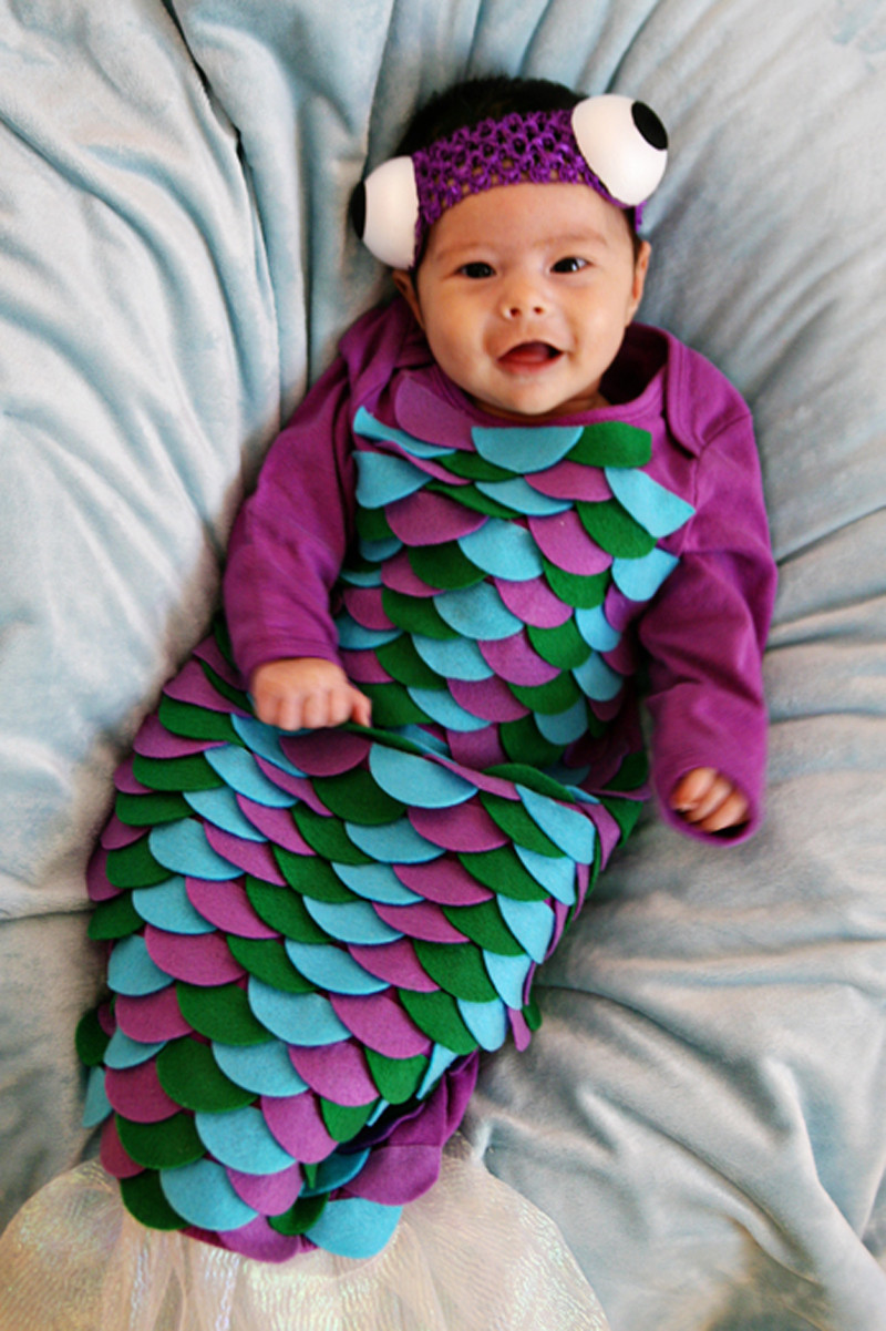 Fish Costume DIY
 16 DIY Baby Halloween Costumes