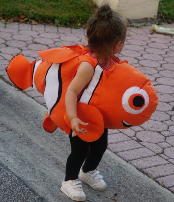 Fish Costume DIY
 Nemo like fish costume baby to adults kids costumes