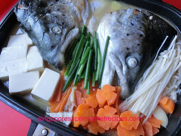 Fish Head Stew
 SALMON FISH HEAD MISO STEW WITH HAPPYCALL PAN – FULL OF