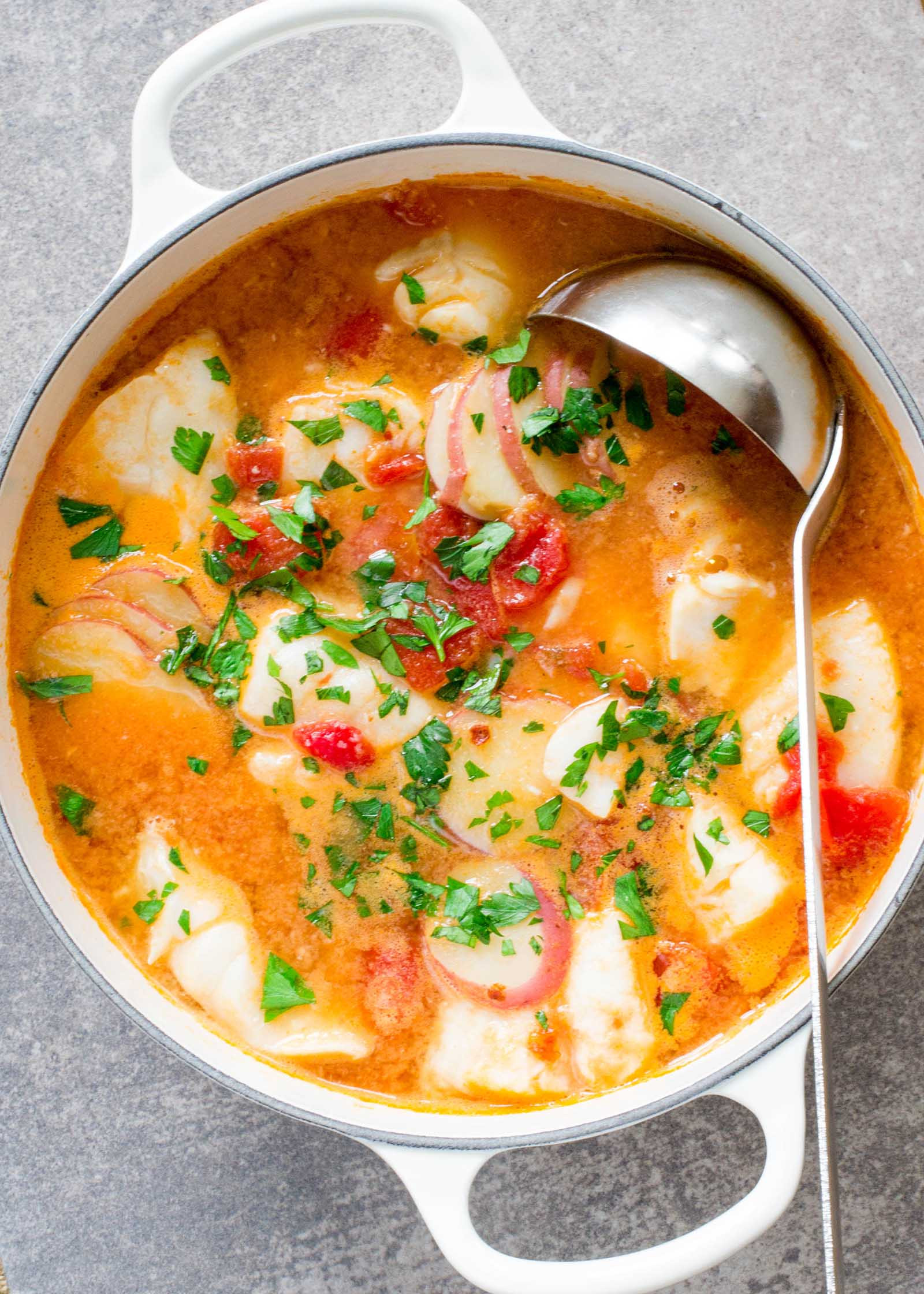 Fish Head Stew
 Fish Stew with Ginger and Tomatoes Recipe