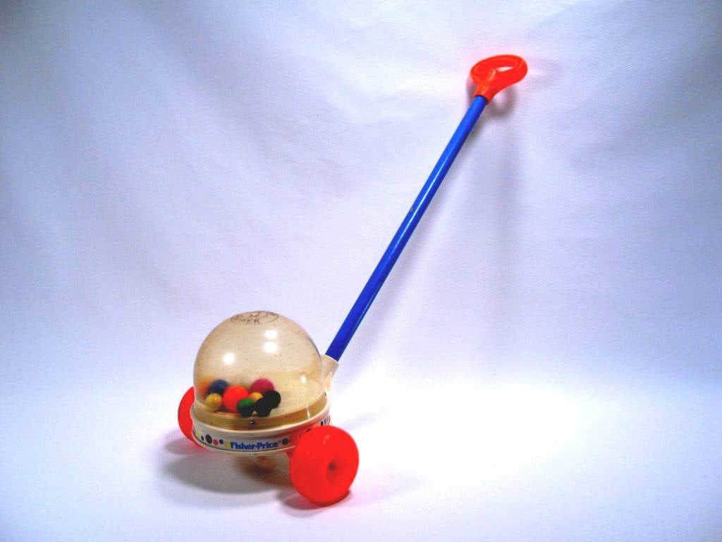 Fisher Price Corn Popper
 Corn Popper Fisher Price Rolling Toy Vintage 80s