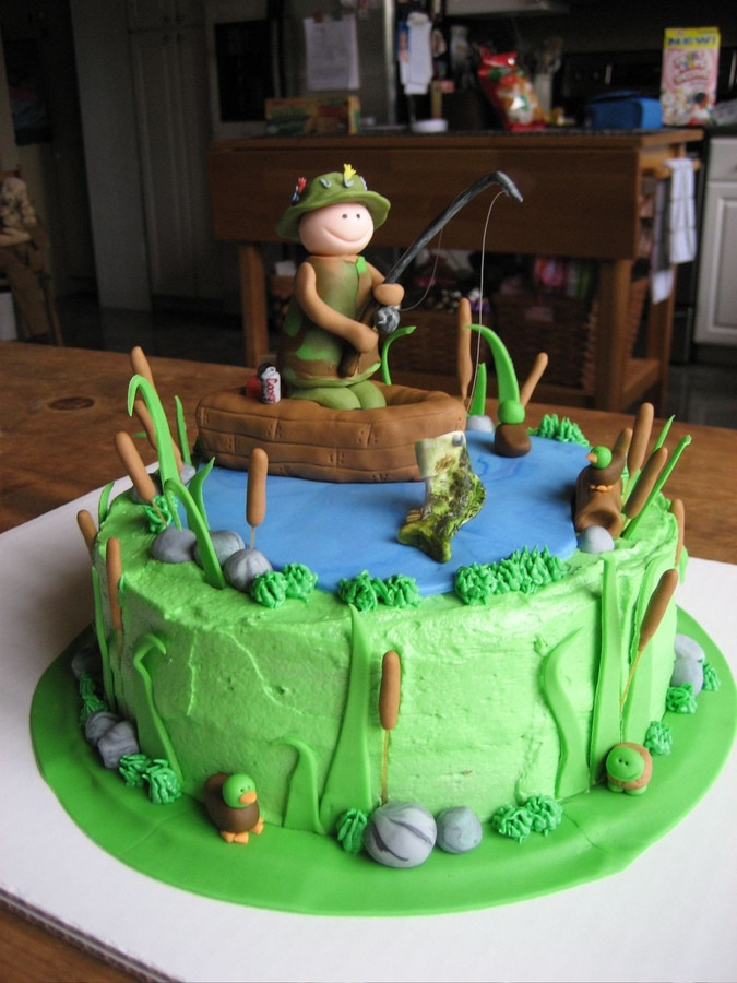 Fishing Birthday Cakes
 Fishing Cakes – Decoration Ideas