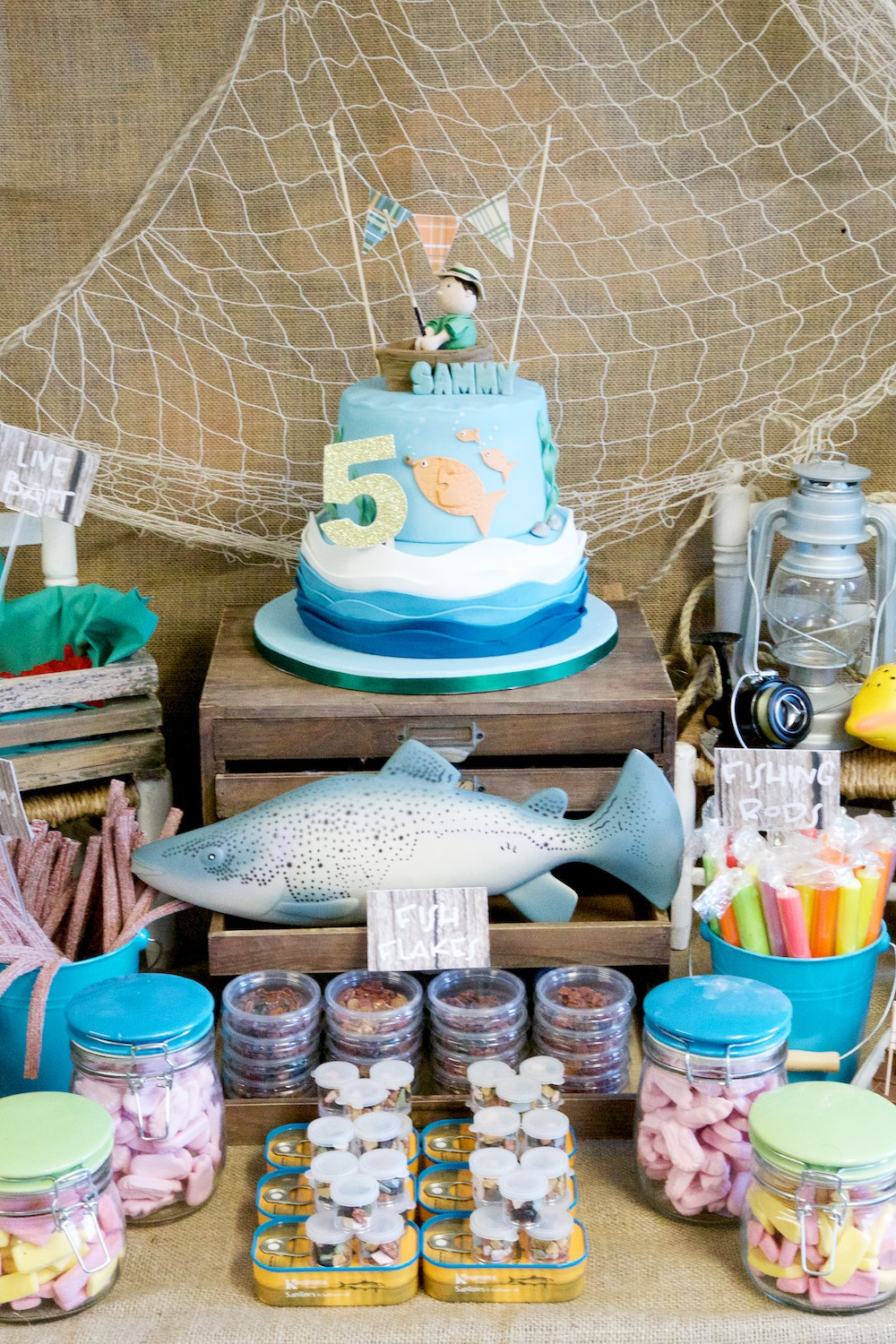 Fishing Birthday Party Ideas
 Fishing Birthday Party • Sammy s 5th Birthday • Capture by