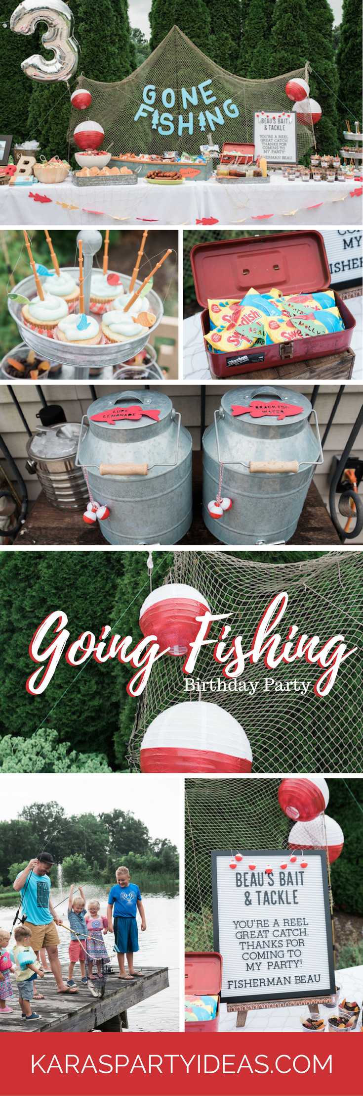 Fishing Birthday Party Ideas
 Kara s Party Ideas Gone Fishing Birthday Party