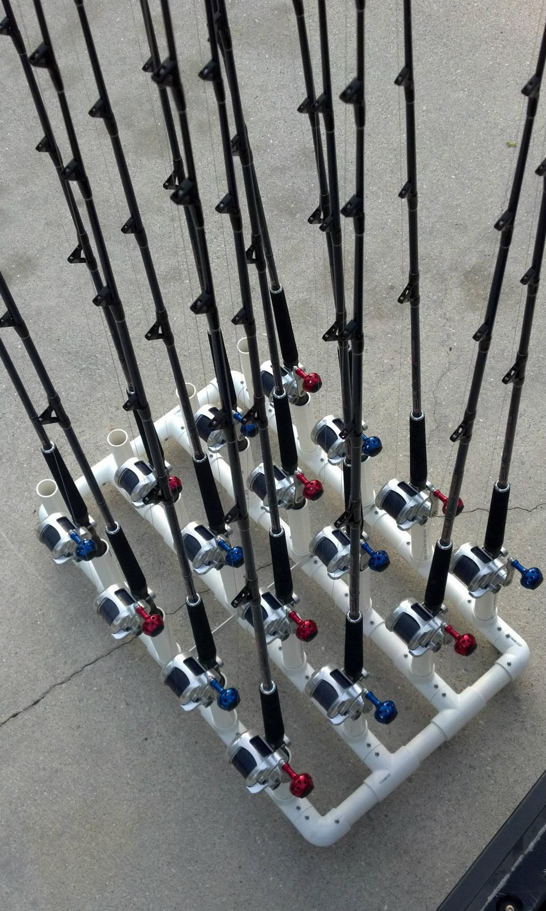Fishing Rod Rack DIY
 DIY PVC Outdoor Fishing Rod Holder 3 – Vanchitecture