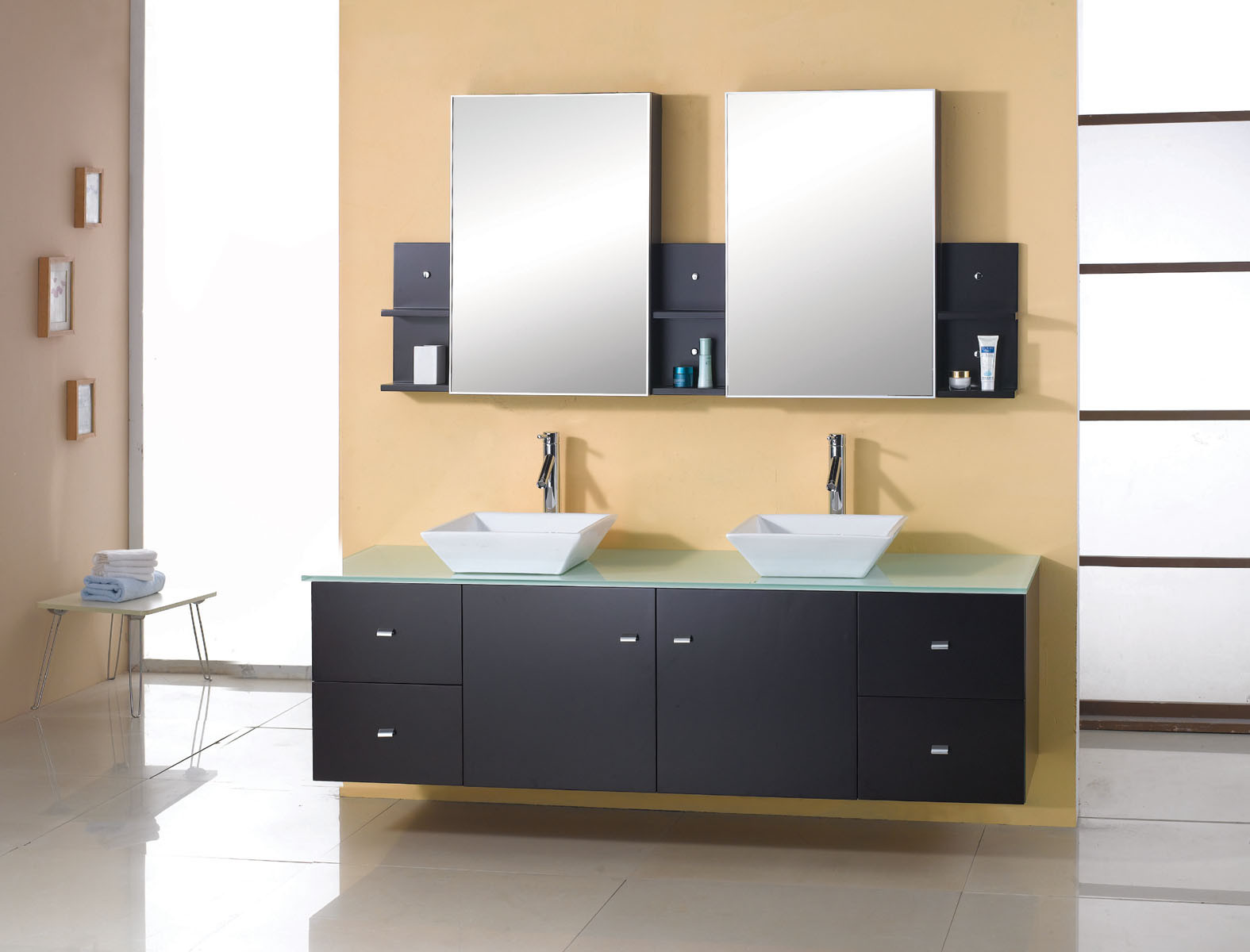 Floating Bathroom Mirror
 Modern Bathroom Vanity Ideas Amaza Design