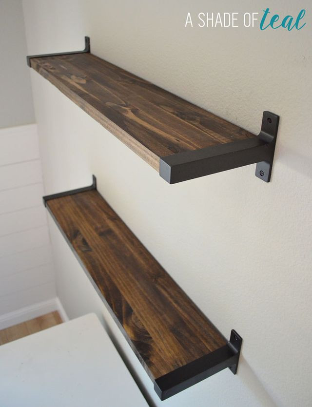 Floating Shelf Brackets DIY
 The Nicest And Cleverest Diy Floating Shelving Idea And