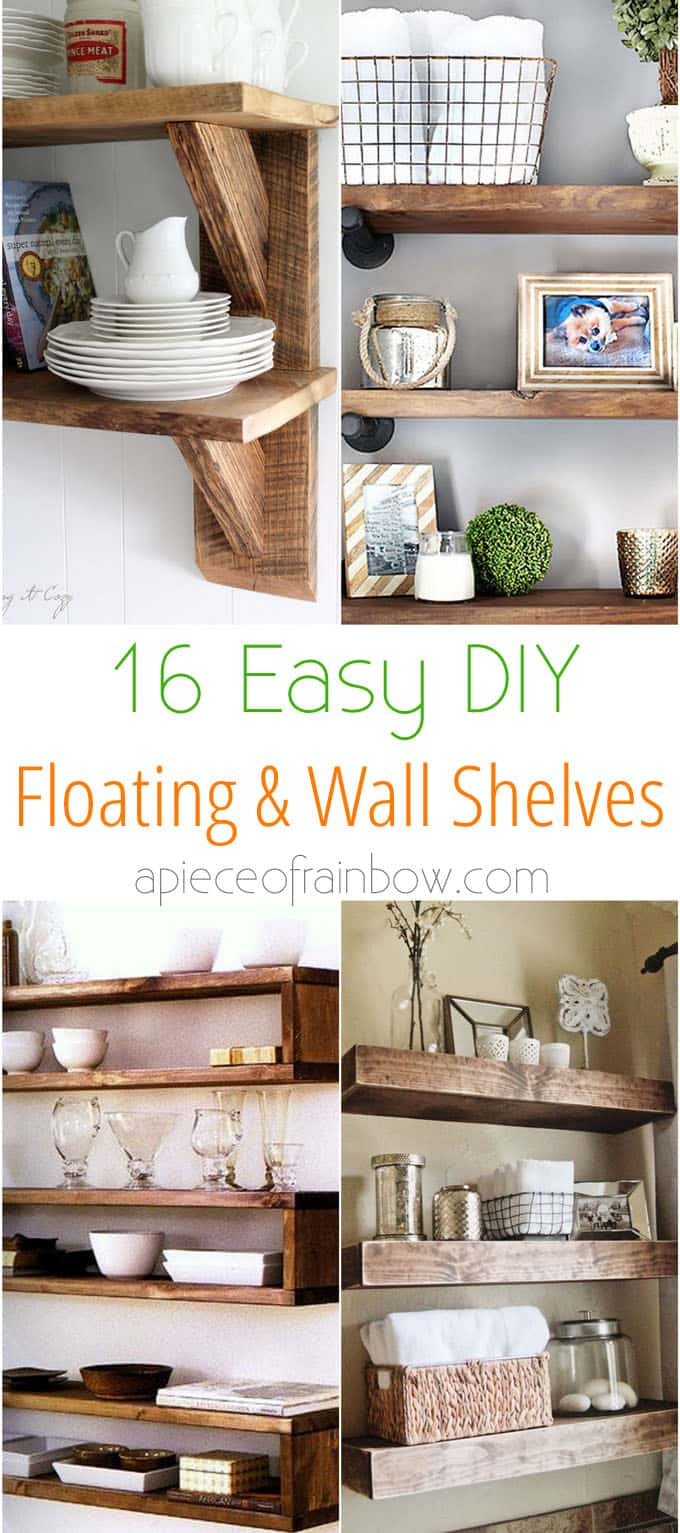 Floating Shelf Brackets DIY
 16 Easy and Stylish DIY Floating Shelves & Wall Shelves
