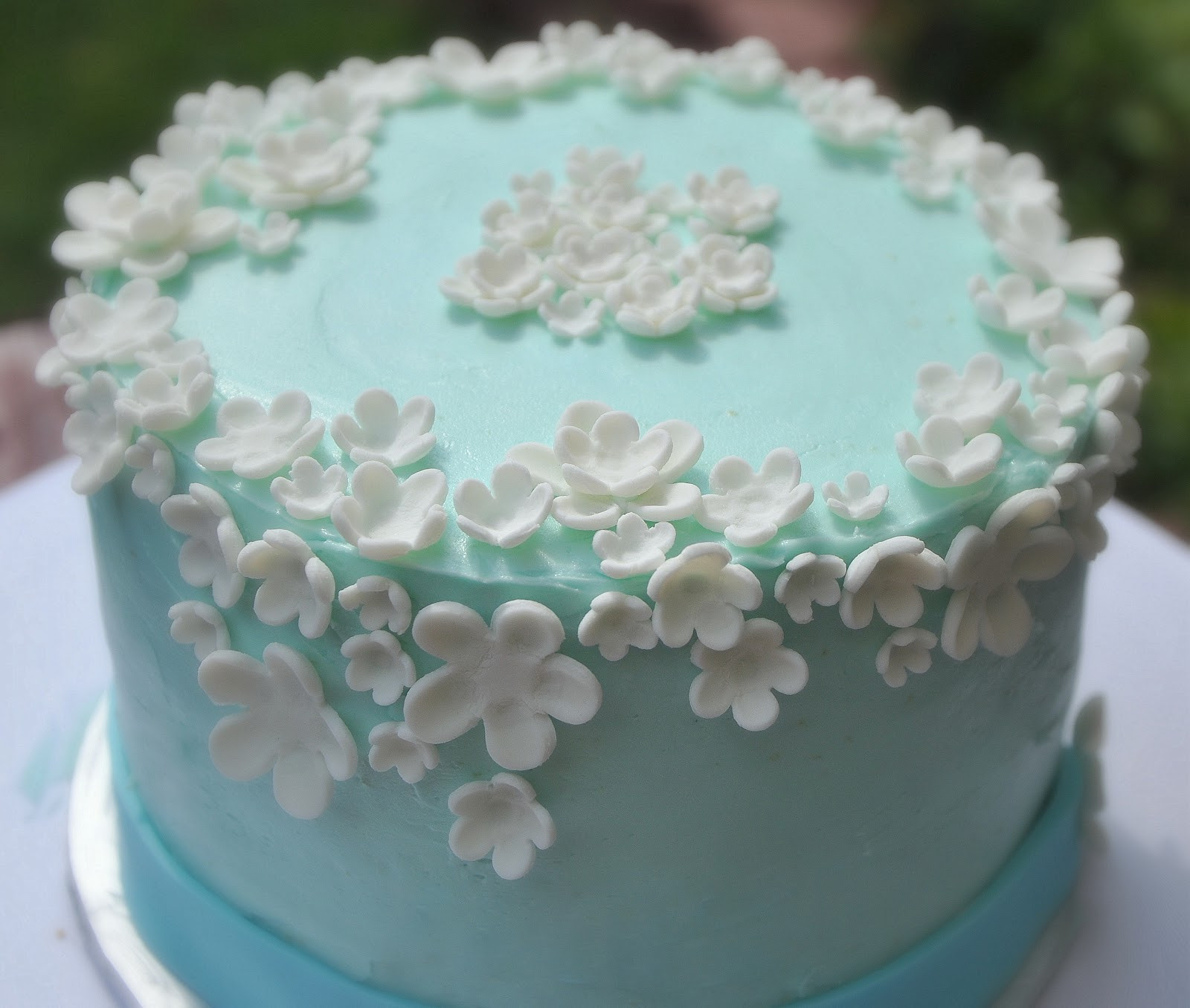 Floral Birthday Cake
 TurtleCraftyGirl Flower Birthday Cake