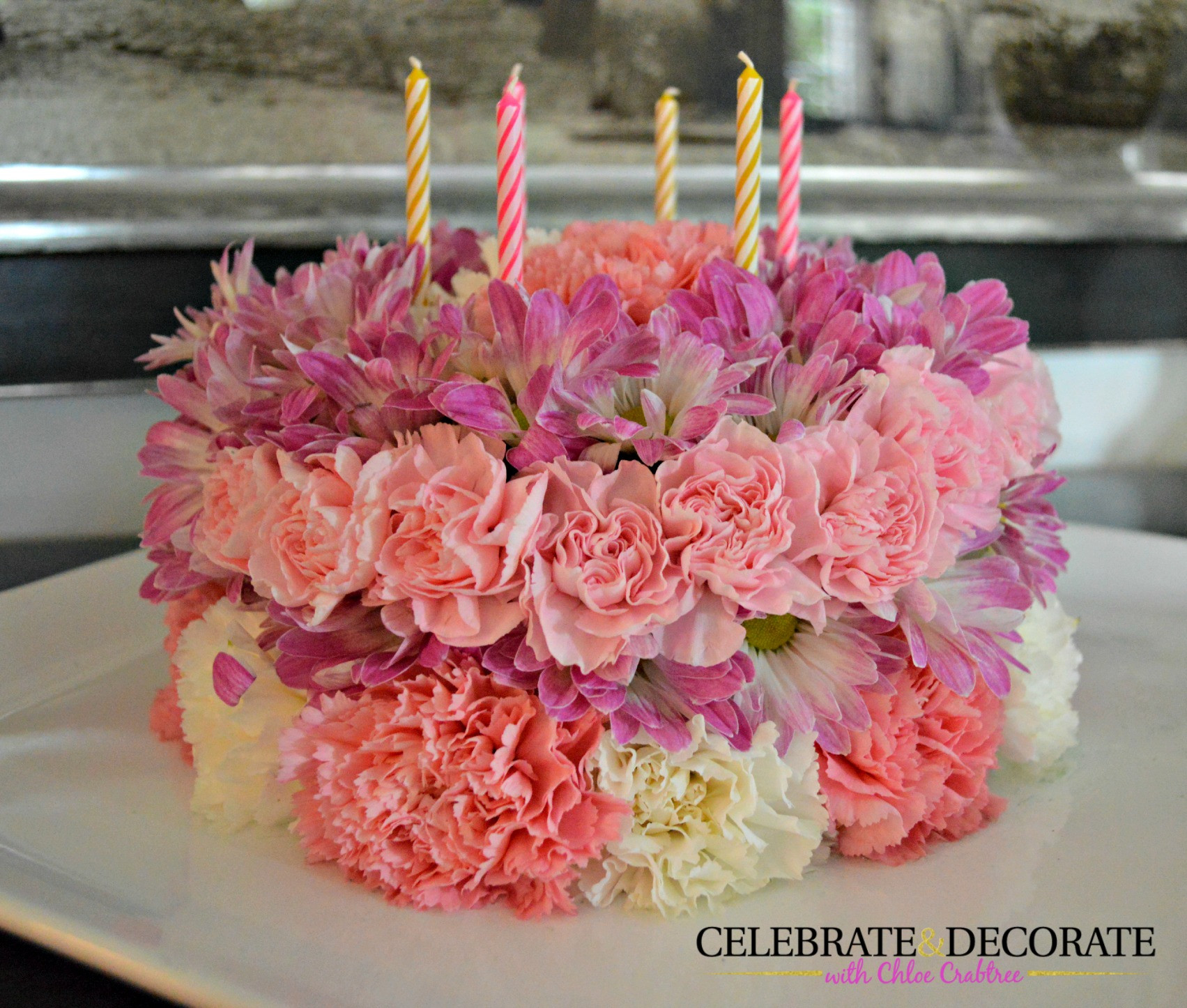 Floral Birthday Cake
 How to Make a Floral Birthday Cake Celebrate & Decorate