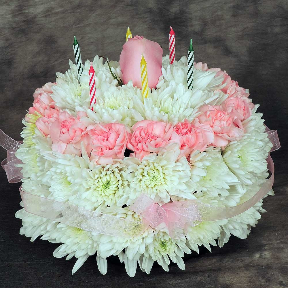 Floral Birthday Cake
 Floral Birthday Cake