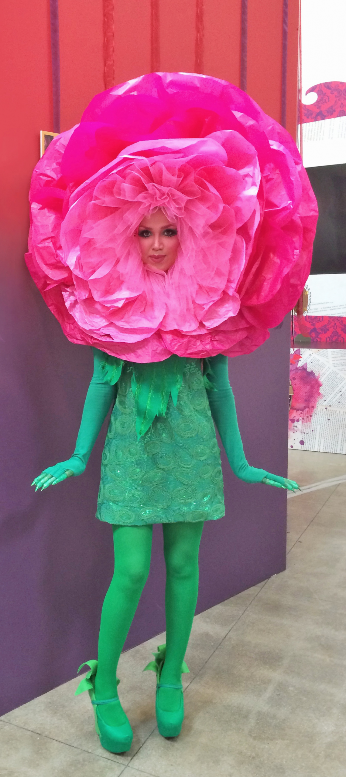 Flower Halloween Costume For Adults
 Flower pose …