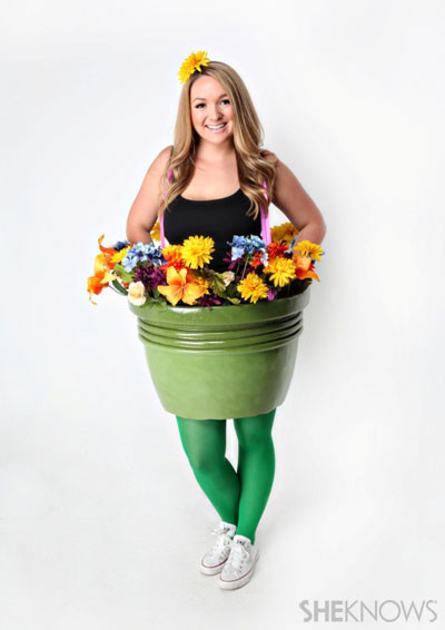 Flower Halloween Costume For Adults
 How to make a flower pot Halloween costume