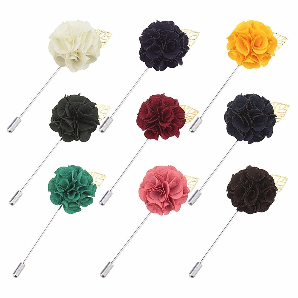 Flower Pins
 Aliexpress Buy Fabric Flower Lapel Pin Elegant Women