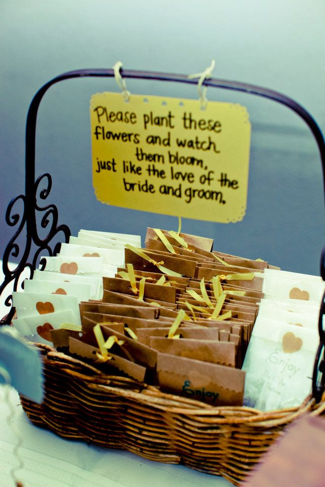 Flower Seed Wedding Favors DIY
 seed packets for wedding favors Wedding Decor Ideas