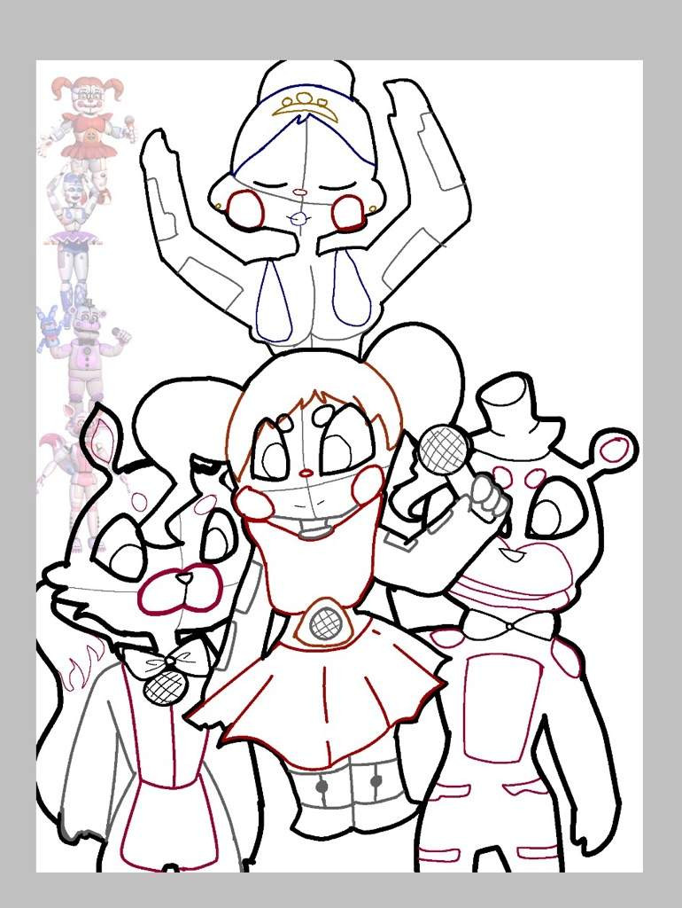 Fnaf Baby Coloring Pages
 Five nights at freddys sister location