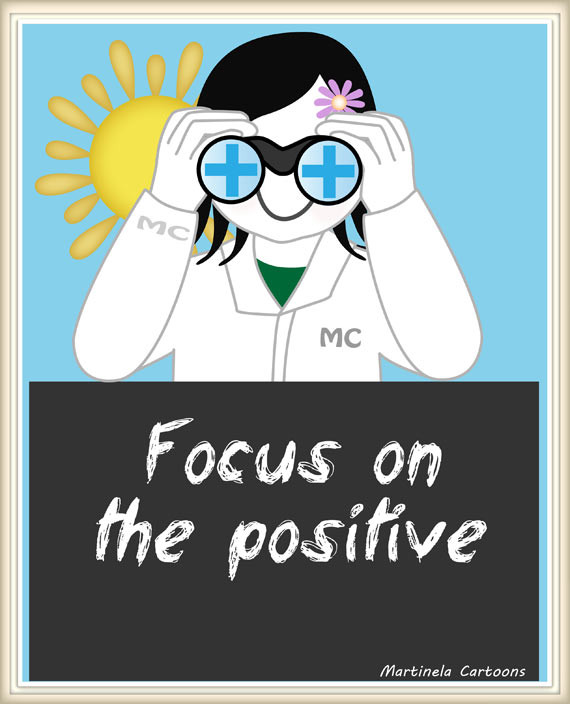 Focus On The Positives Quotes
 Cartoons Art Inspirational Quotes QuotesGram