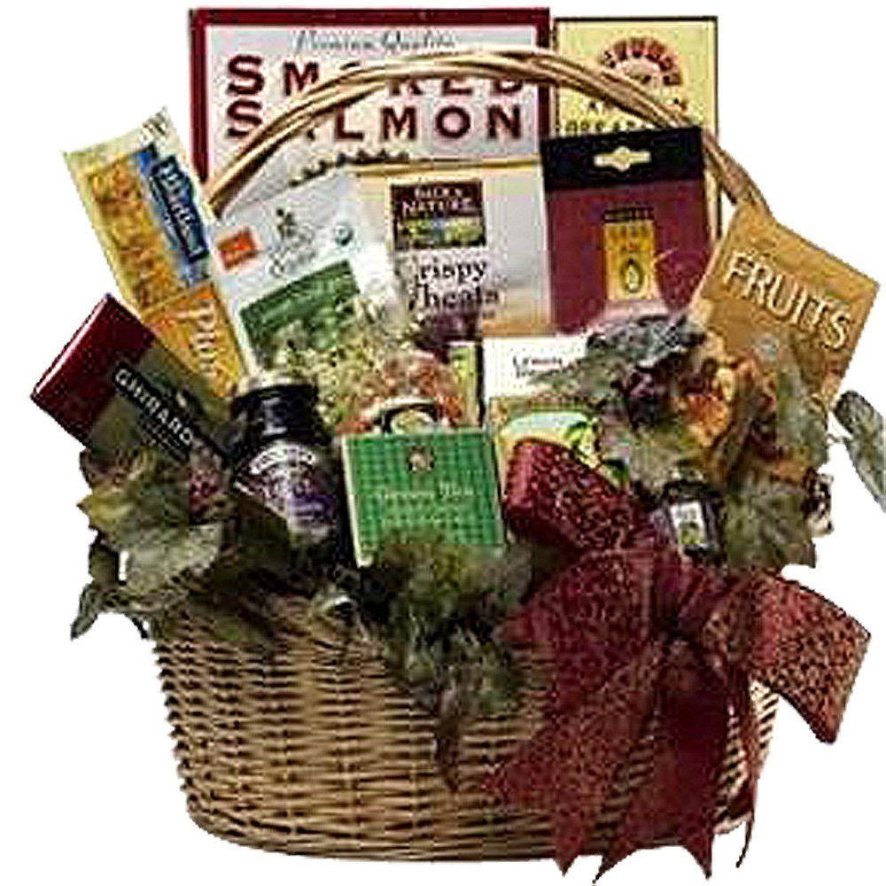 Food Basket Gift Ideas
 Gift Basket Heart Healthy Gourmet Food & Snacks Treats