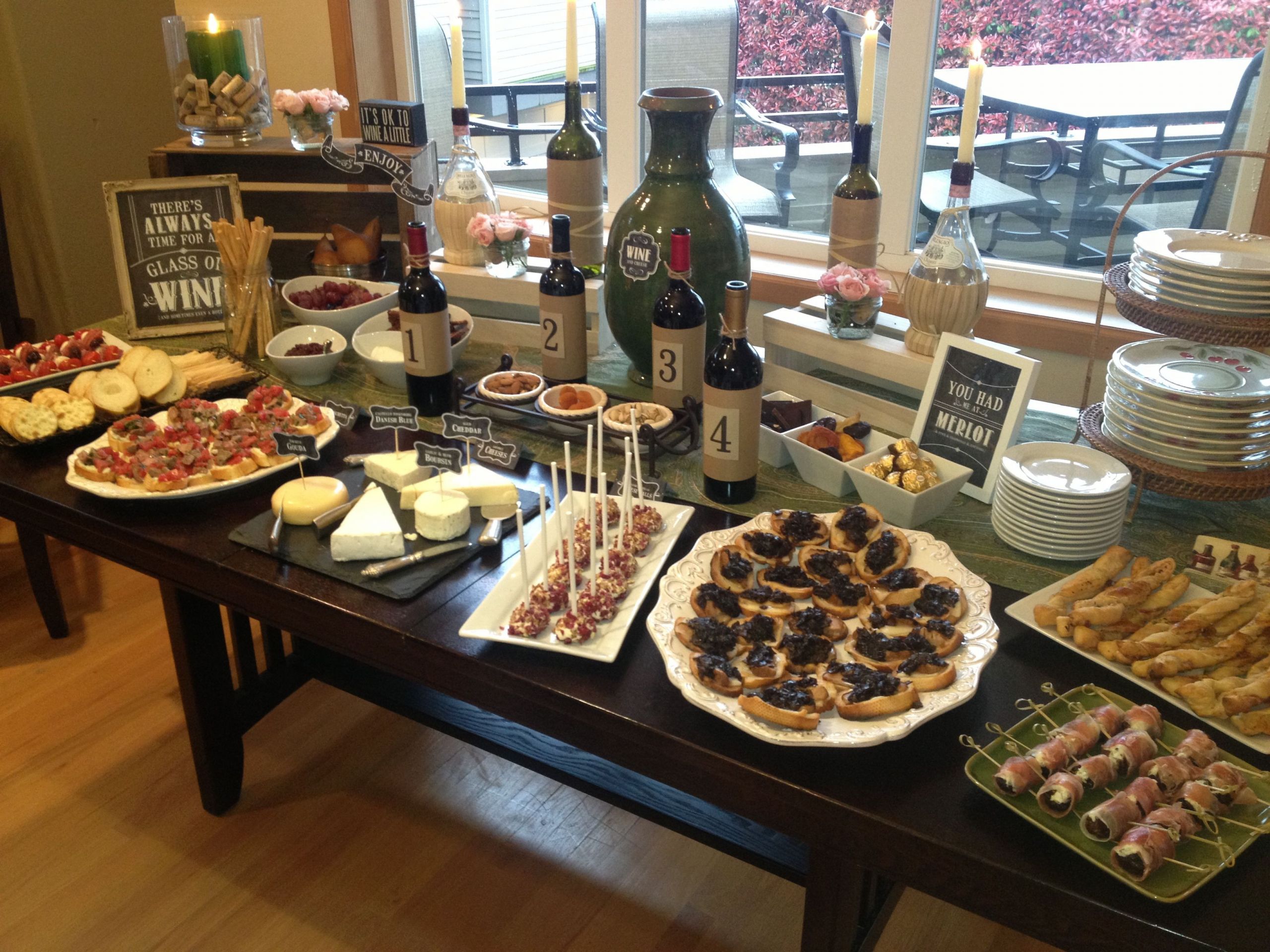 Food For Wine Tasting Party Ideas
 Wine and cheese party