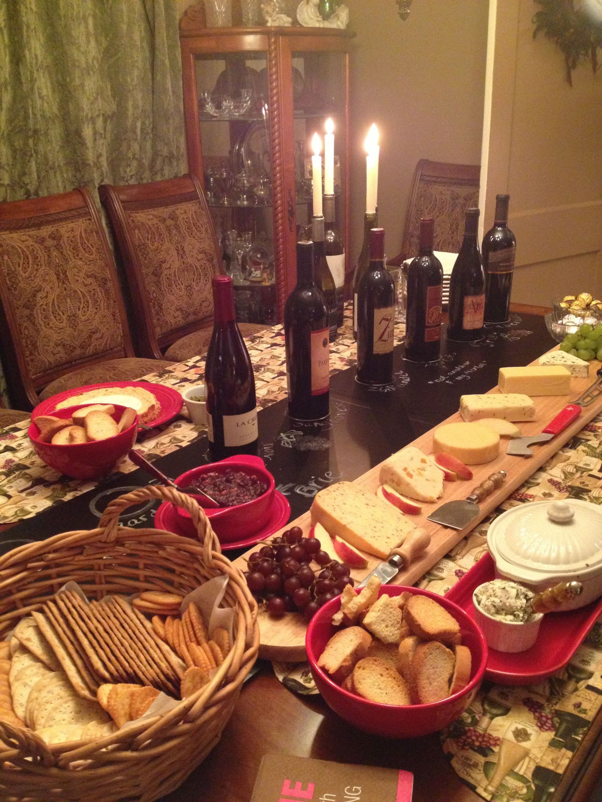 Food For Wine Tasting Party Ideas
 Simple easy and so much fun What a great idea for your