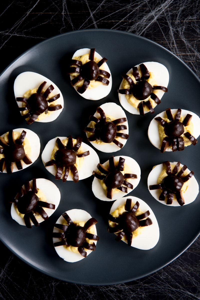 Food Ideas For Halloween Party
 Halloween Deviled Eggs Recipe A Side of Sweet Finding Zest