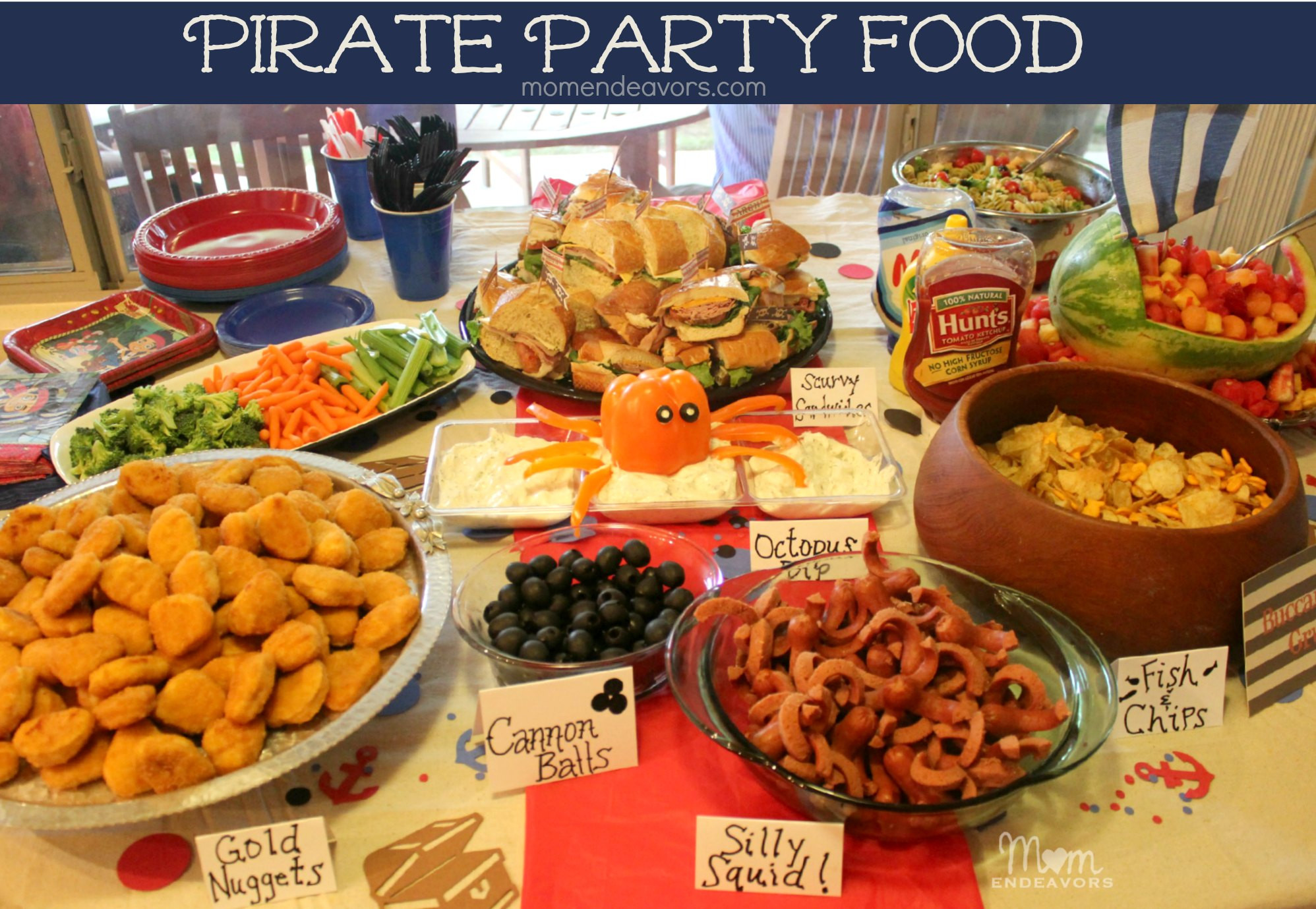 Food Ideas For Kids Birthday Party
 Jake and the Never Land Pirates Birthday Party Food