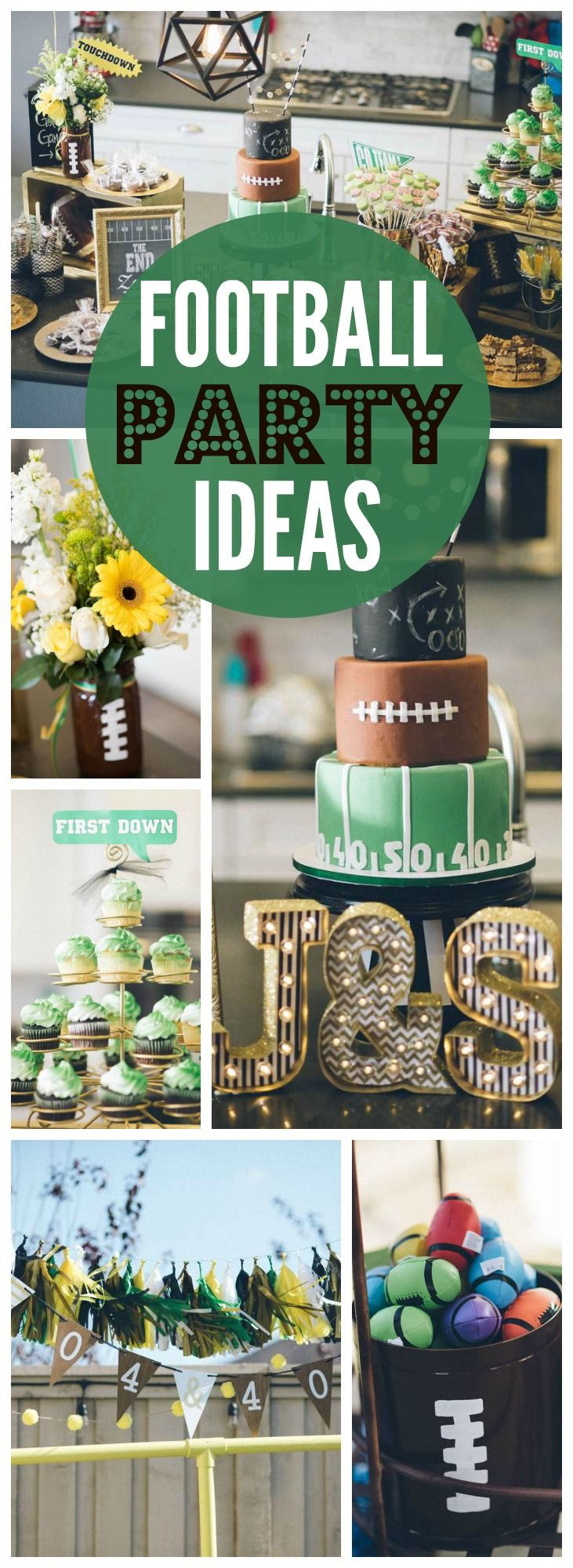 Football Birthday Party Ideas
 318 best Football Party Ideas images on Pinterest