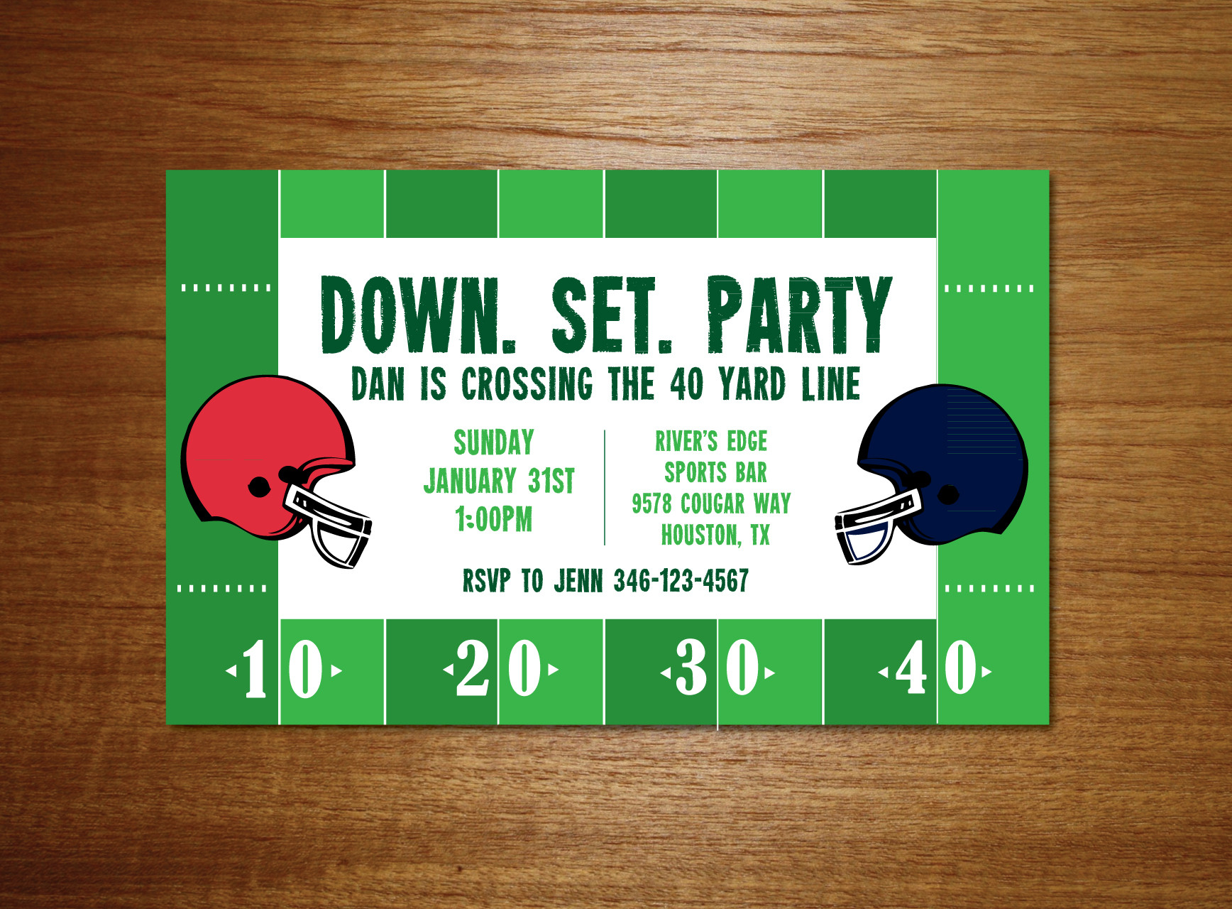 Football Birthday Party Invitations
 Football Party Invitation Superbowl Party Invitation