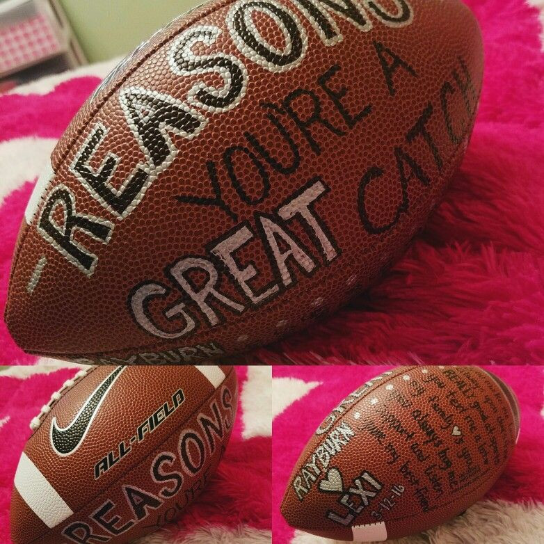 Football Gift Ideas For Boyfriend
 Lexi s Boyfriend Valentine s Birthday Football Sports