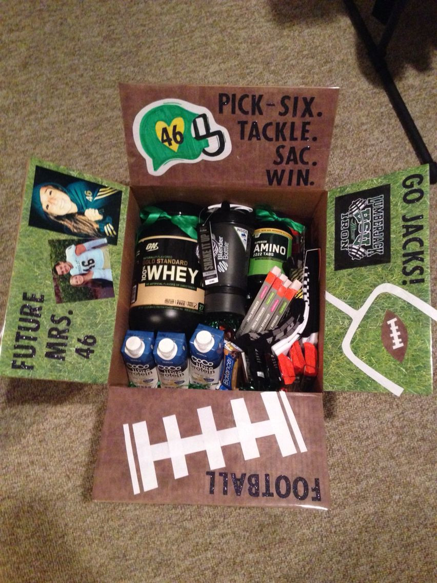 Football Gift Ideas For Boyfriend
 College Football Care Package …