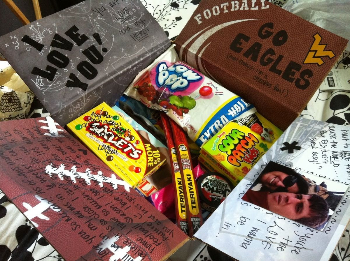 Football Gift Ideas For Boyfriend
 Just because he s over seas doesn t mean he likes football