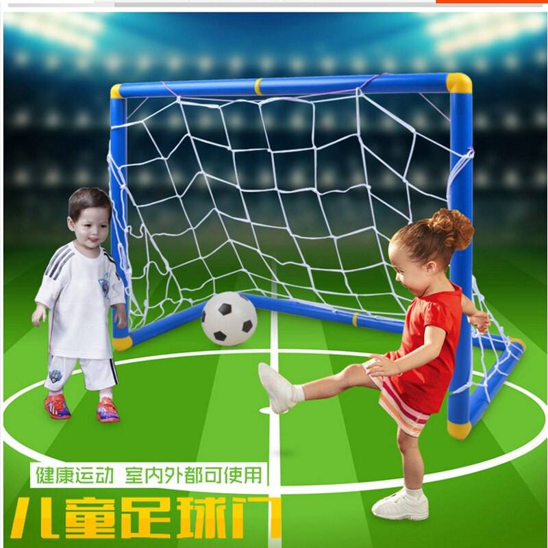 Football Gifts For Kids
 LEMOCHIC Portable Folding Children Football Goal Door Set