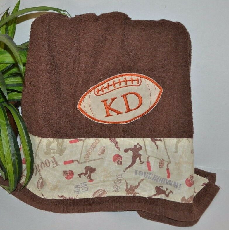 Football Gifts For Kids
 Personalized Monograme Towel for a Football Fan Birthday
