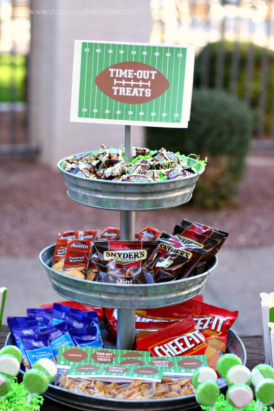 Football Party Food Ideas For Adults
 Creative Party Ideas by Cheryl Superbowl Snack Table Idea