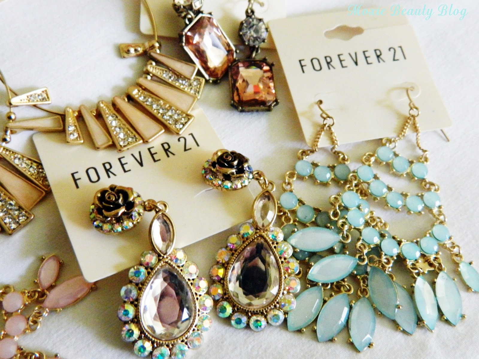 Forever 21 Earrings
 Forever 21 Spring Earrings Haul Golds Pinks Mints Peach