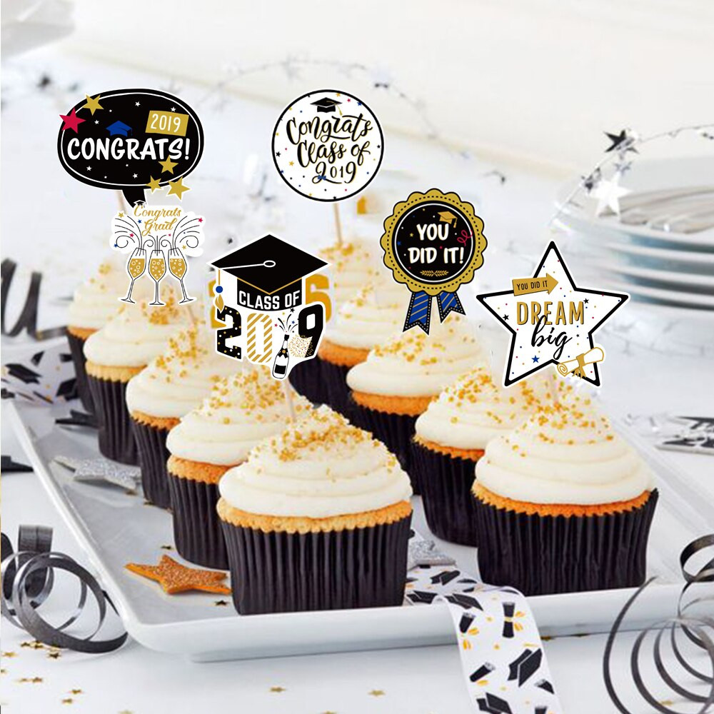 Formal Graduation Party Ideas
 24pcs Graduation Party Cupcake Topper Congrats Grad Class