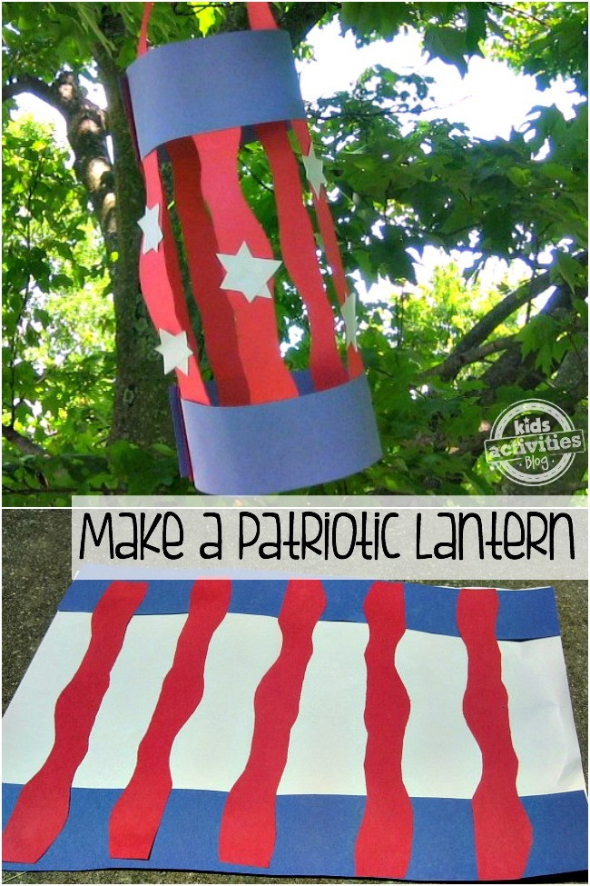 Fourth Of July Art Projects For Preschoolers
 MAKE A PATRIOTIC LANTERN Kids Activities