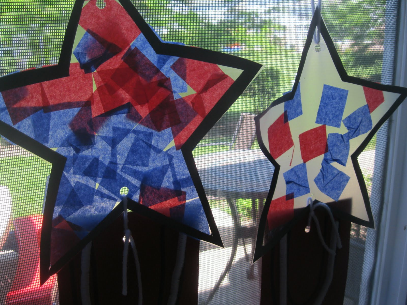 Fourth Of July Art Projects For Preschoolers
 4th of July Tissue Paper Stars Craft
