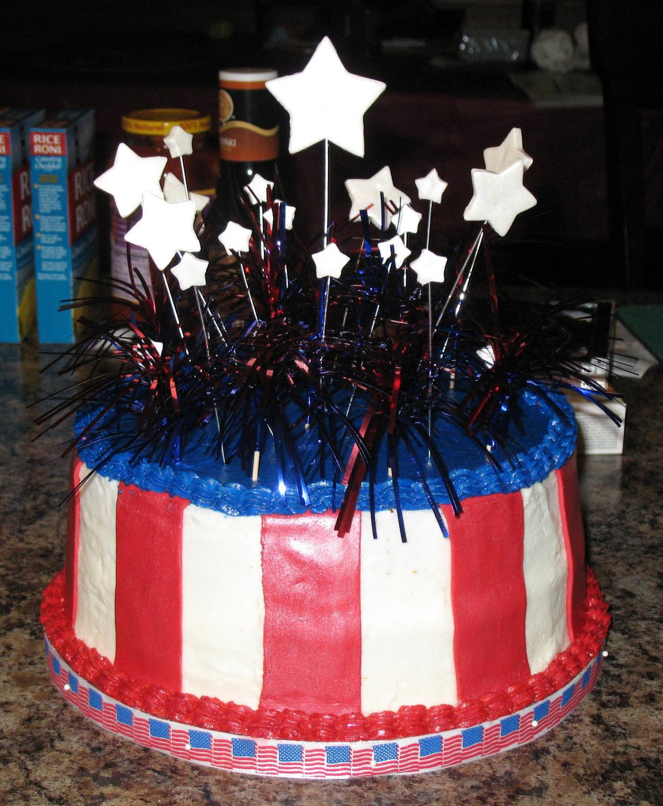Fourth Of July Birthday Cakes
 J s Cakes 4th of July Birthday Cake