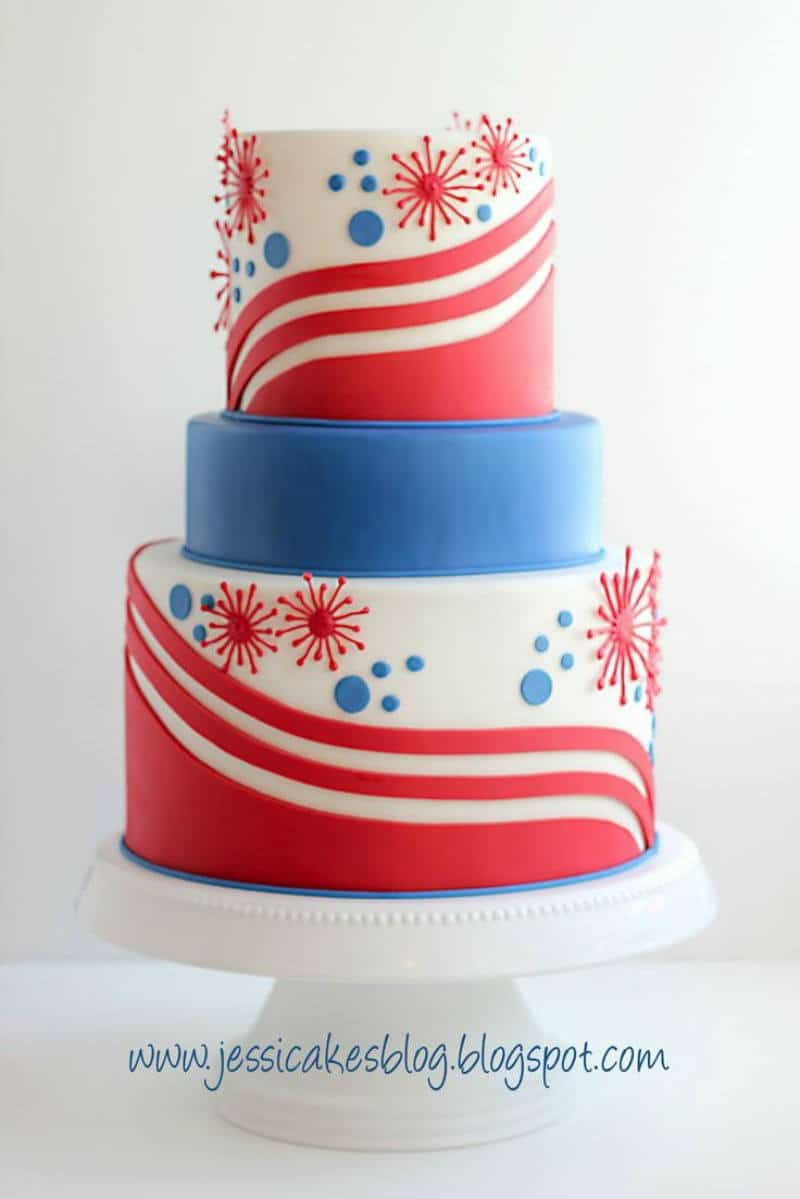 Fourth Of July Birthday Cakes
 11 Genius 4th of July Cakes – Sugar Geek Show