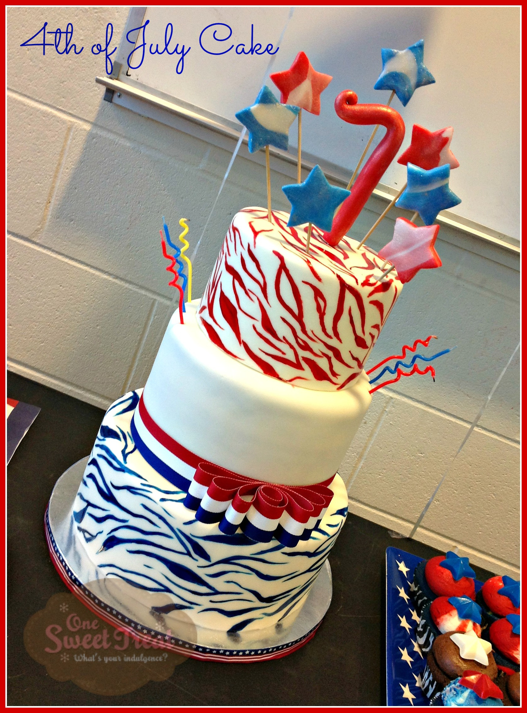 Fourth Of July Birthday Cakes
 e Sweet Treat 4th of July Birthday